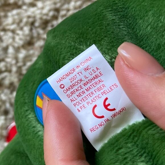 NWT Rare 2007  Ty Beanie Baby Luckier 2.0 Toy 8” Stuffed Animal - Picture 8 of 8